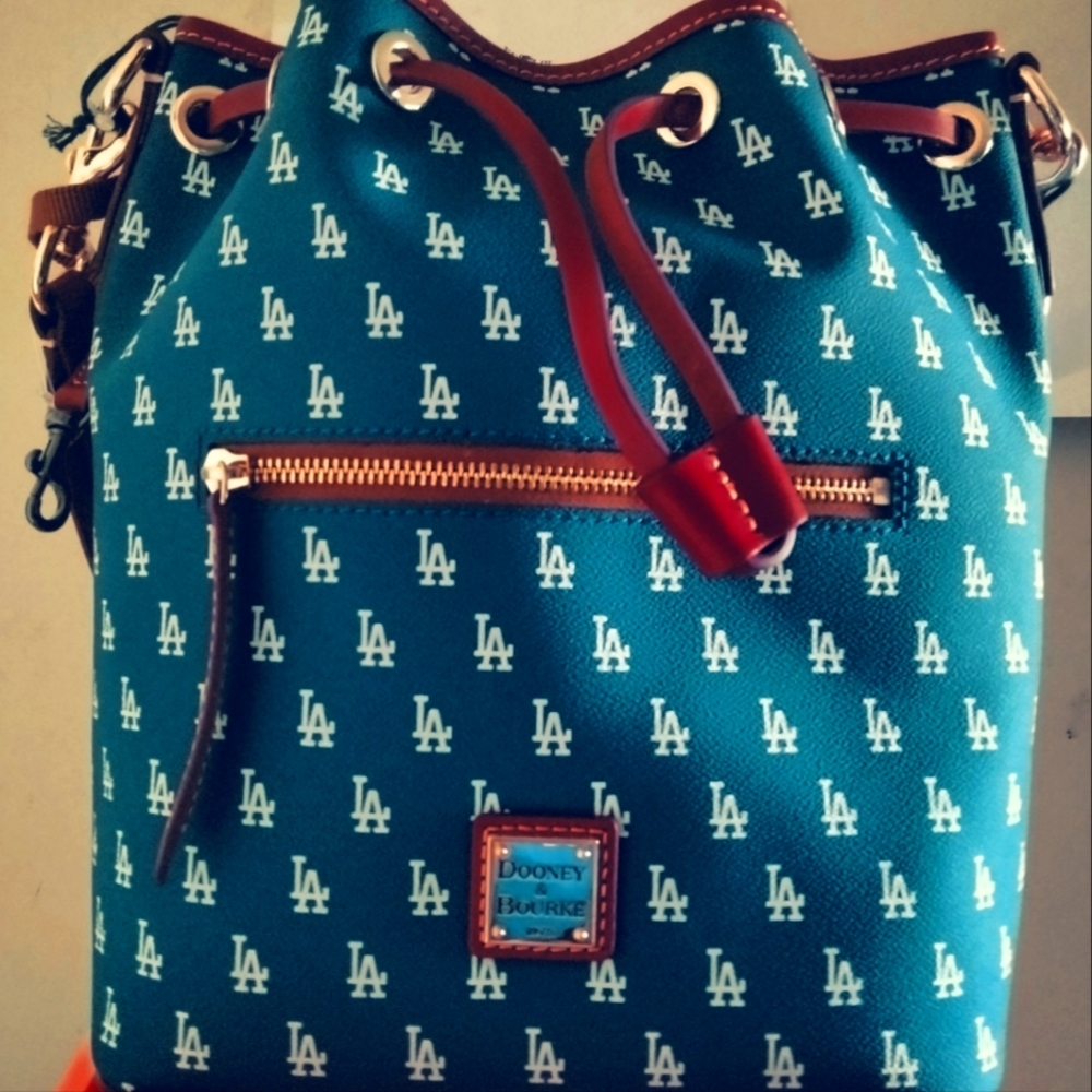 La Dodgers Dooney & Burke Drawstring Purse